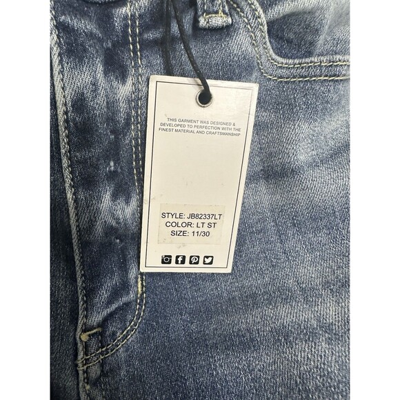 Judy Blue Midrise Bootcut Jeans Women's 11/30 Blue Stretch Denim NWT Boho Trendy - Picture 9 of 9